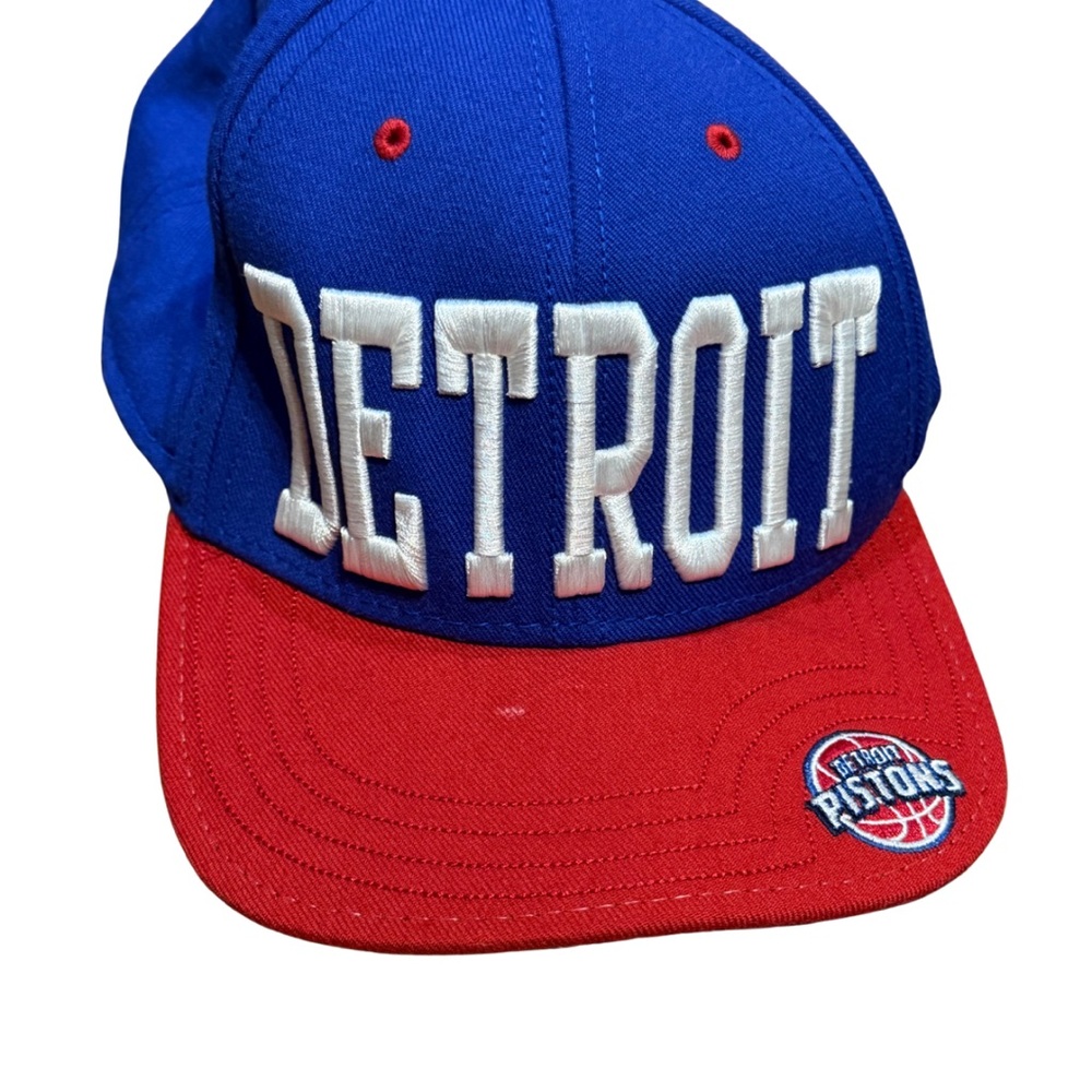 Detroit Pistons Snapback Hat The Game Vintage NBA‎ Streetwear Adjustable - Picture 3 of 10